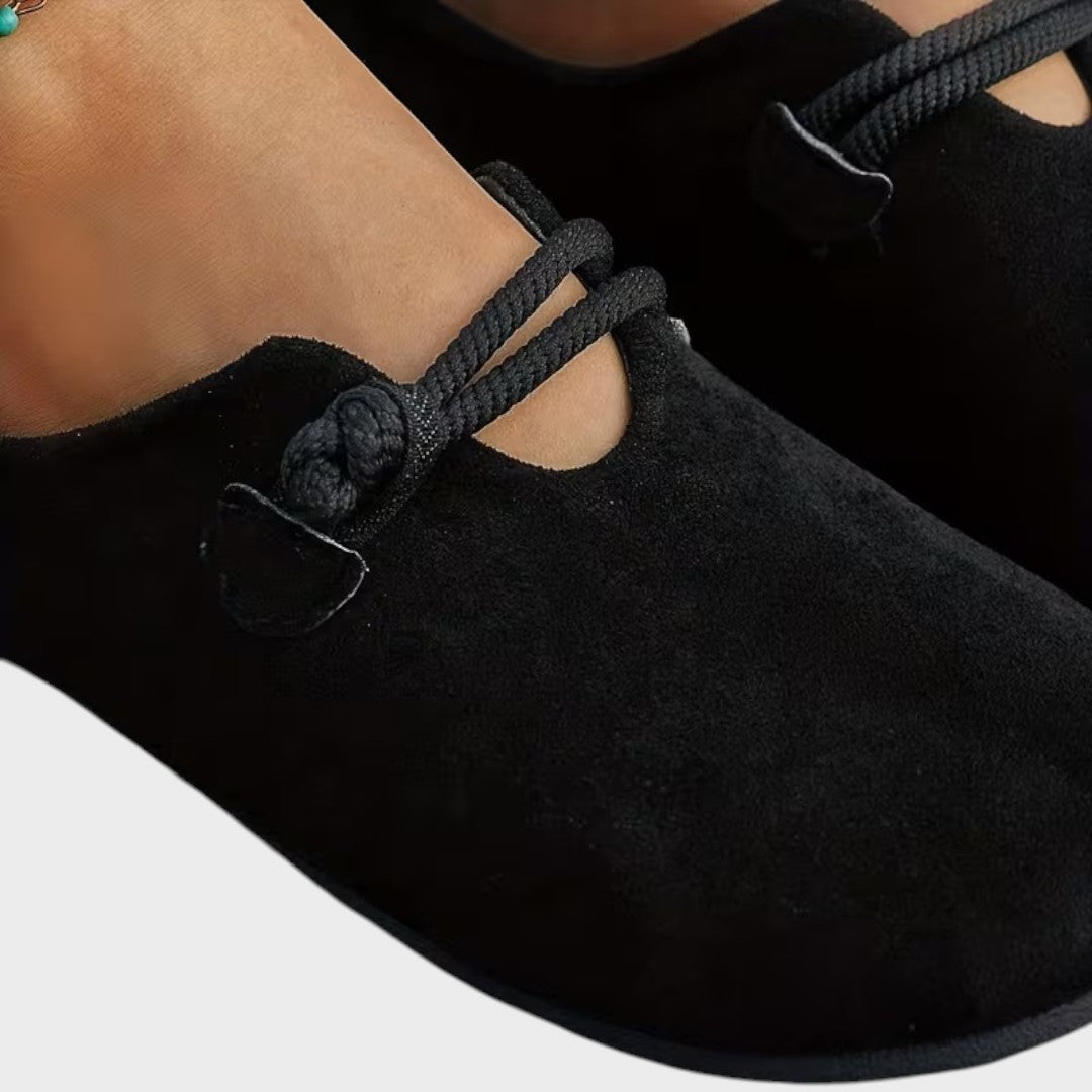 Mocassins confort "Mia" – Daim doux