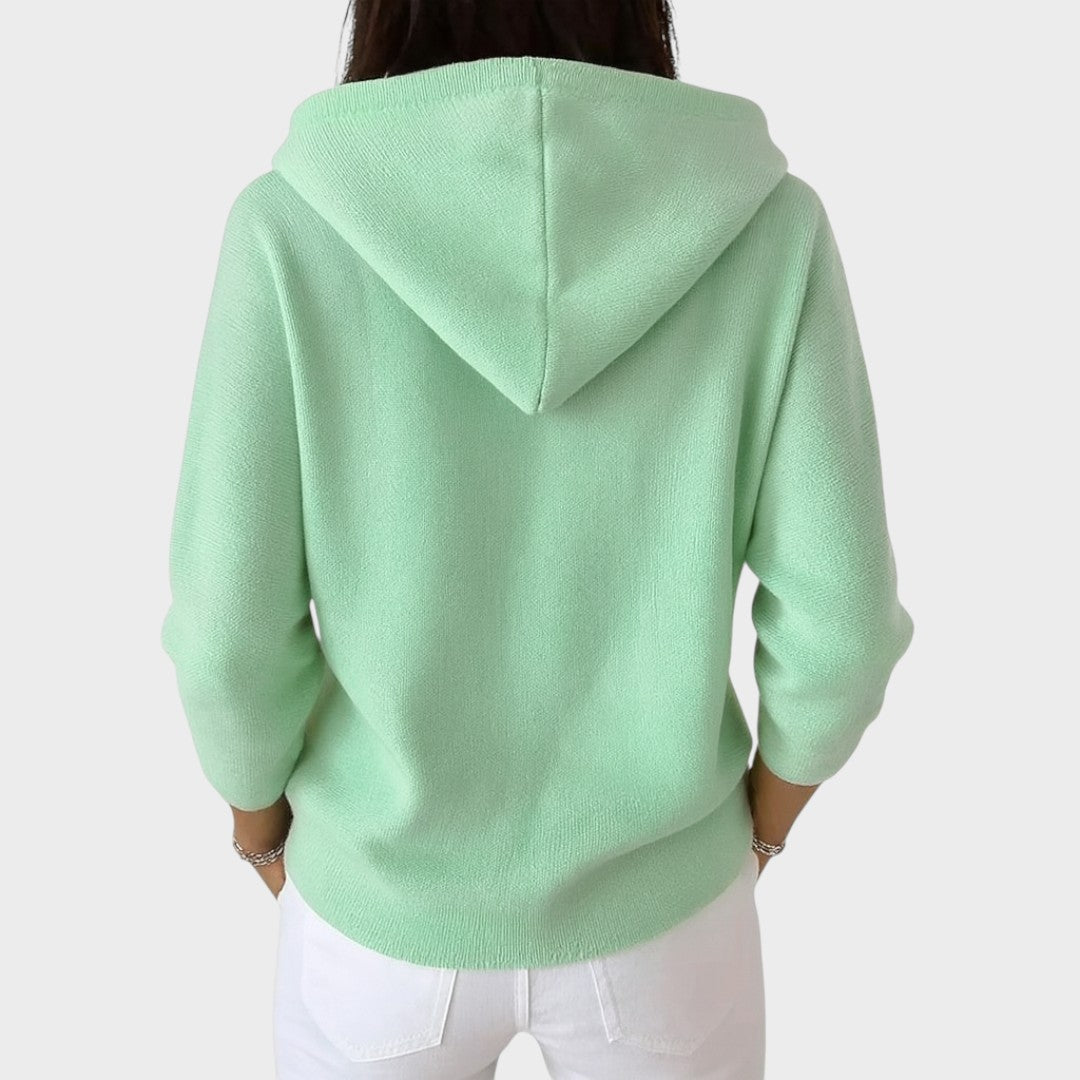 Cardigan "Mia" – Gebreid met Kap