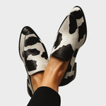 Mocassins "Marie" – Imprimé animal à petit talon
