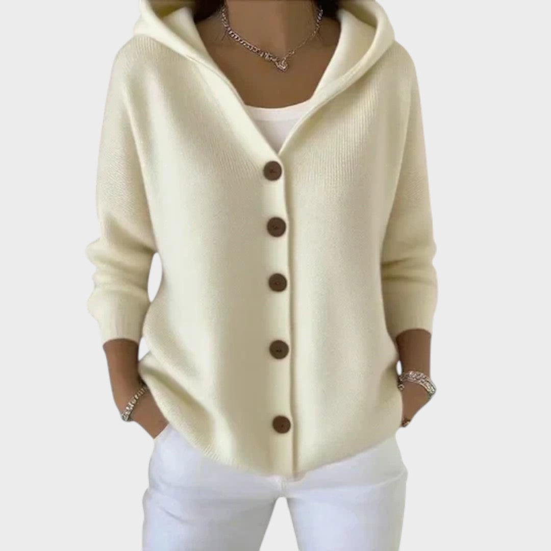 Cardigan "Mia" – Gebreid met Kap