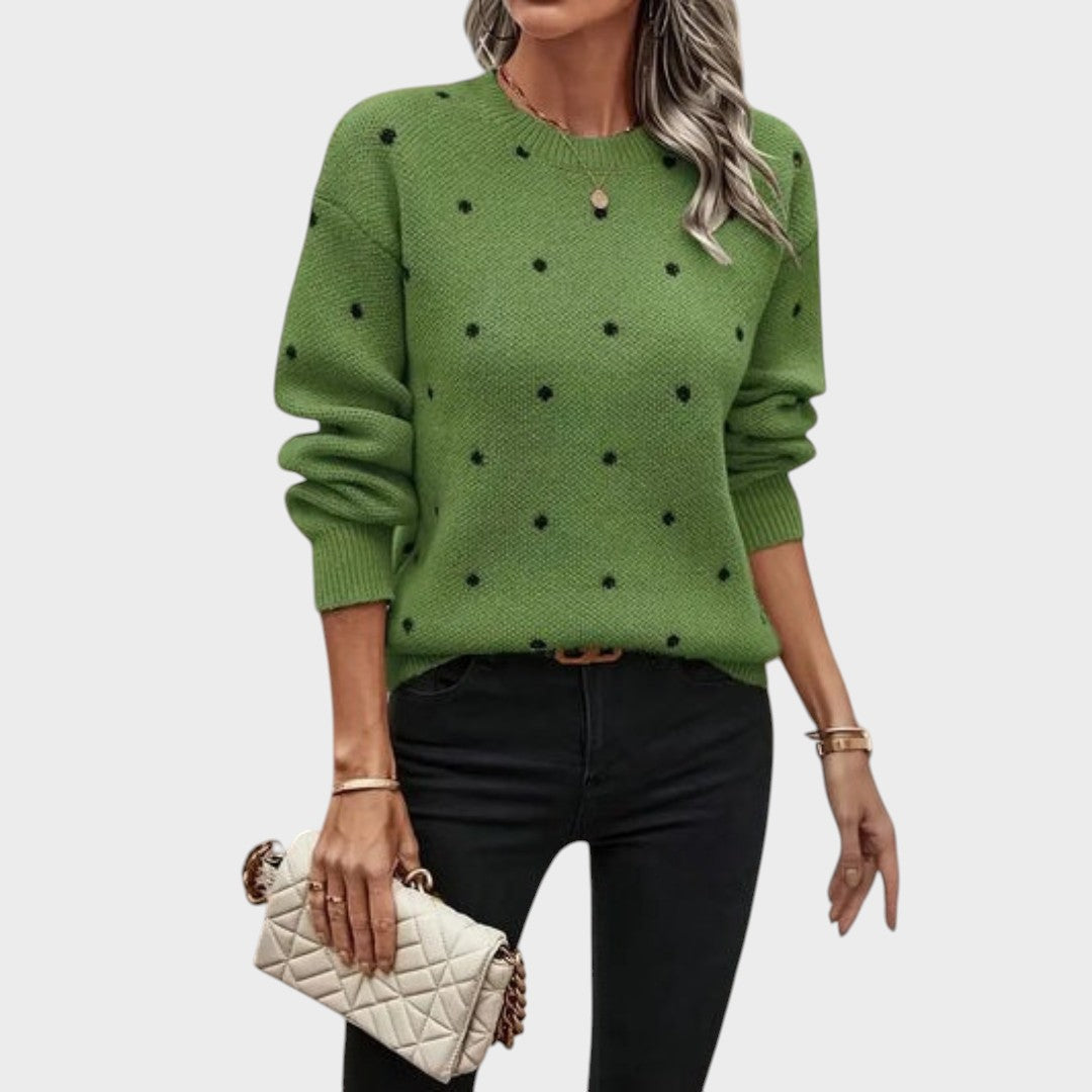 Pull "Friederike" – Maille à Pois