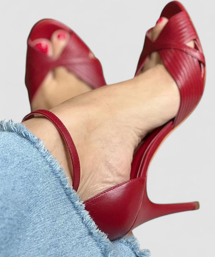 Sandaal "Huguette" – Rode Stiletto