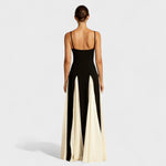 Robe longue "Gala Noir" – Ivoire