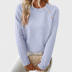 Pull Asymétrique "Juliane" – Une Épaule & Boutons