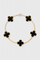 Armband – Klavermotief Verguld