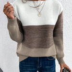 Pull "Sophie" – Manches Longues & Épaules Tombantes