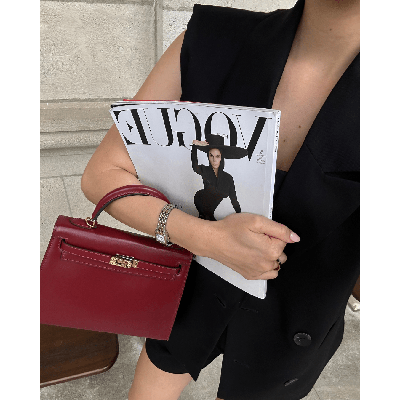 Sac à main "Siena" – Forme trapèze en cuir pleine fleur