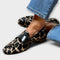 Mocassins – Imprimé léopard à enfiler