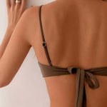 Bikini "Elsa" – Gouden Details & Hoog Broekje
