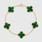 Bracelet – Motif trèfle doré