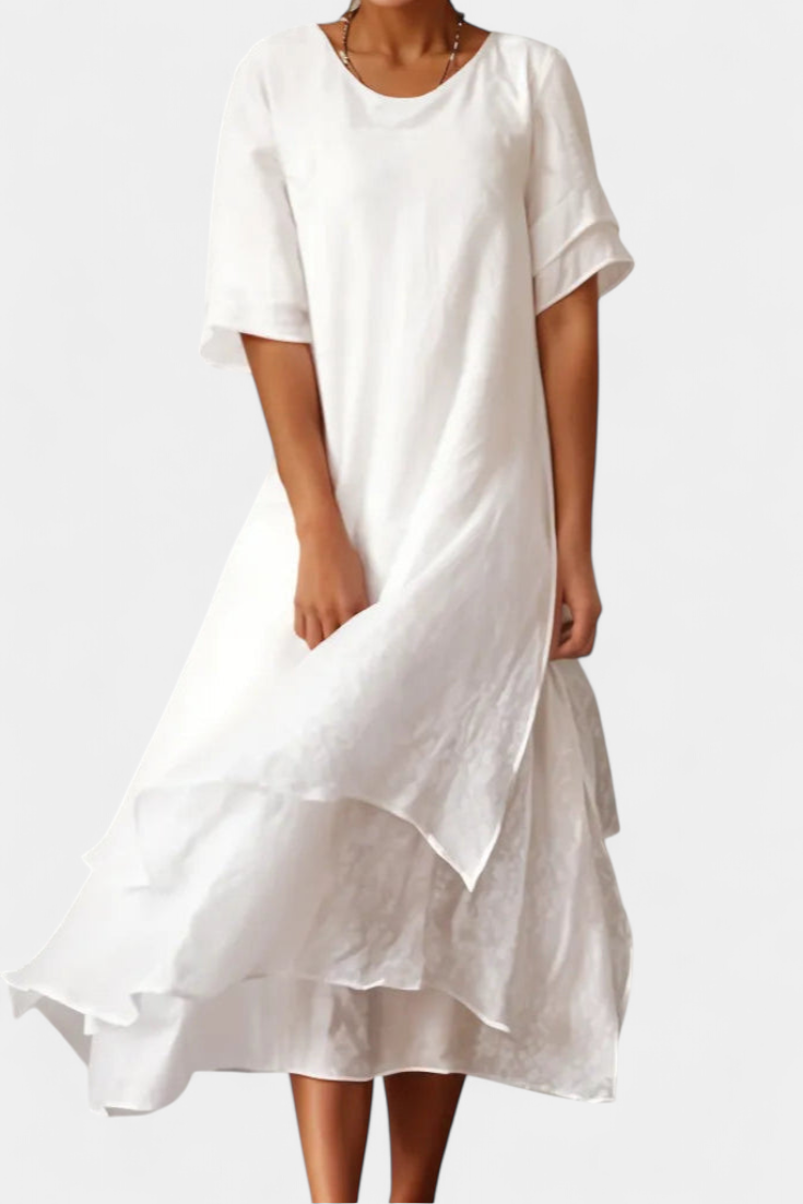 Robe à Volants "Katrin" – Coton