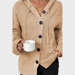 Cardigan "Merle" – Zacht Gebreid met Kap
