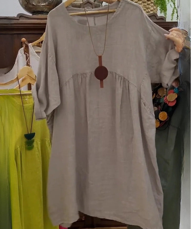 Robe "Susanne" – Coton & Lin