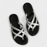 Sandalen "Eva" – Kleurrijk met Kant