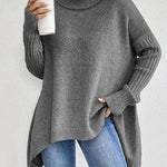 Pull Long "Lotte" – Col Montant