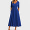 Robe Midi "Lea" – Élégante Coupe Trapèze