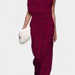 Asymmetrische Jumpsuit "Mia" – Vloeiende Pijpen