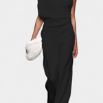 Asymmetrische Jumpsuit "Mia" – Vloeiende Pijpen
