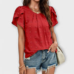 Blouse "Laura" – Plumetis Stippen