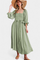 Robe "Petra" – Deux Volants & Manches Bouffantes