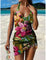 Tankini "Kerstin" – Bloemenprint met Shortje