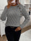 Pull en tricot "Leonie" – Torsades et boutons