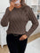 Pull en tricot "Leonie" – Torsades et boutons