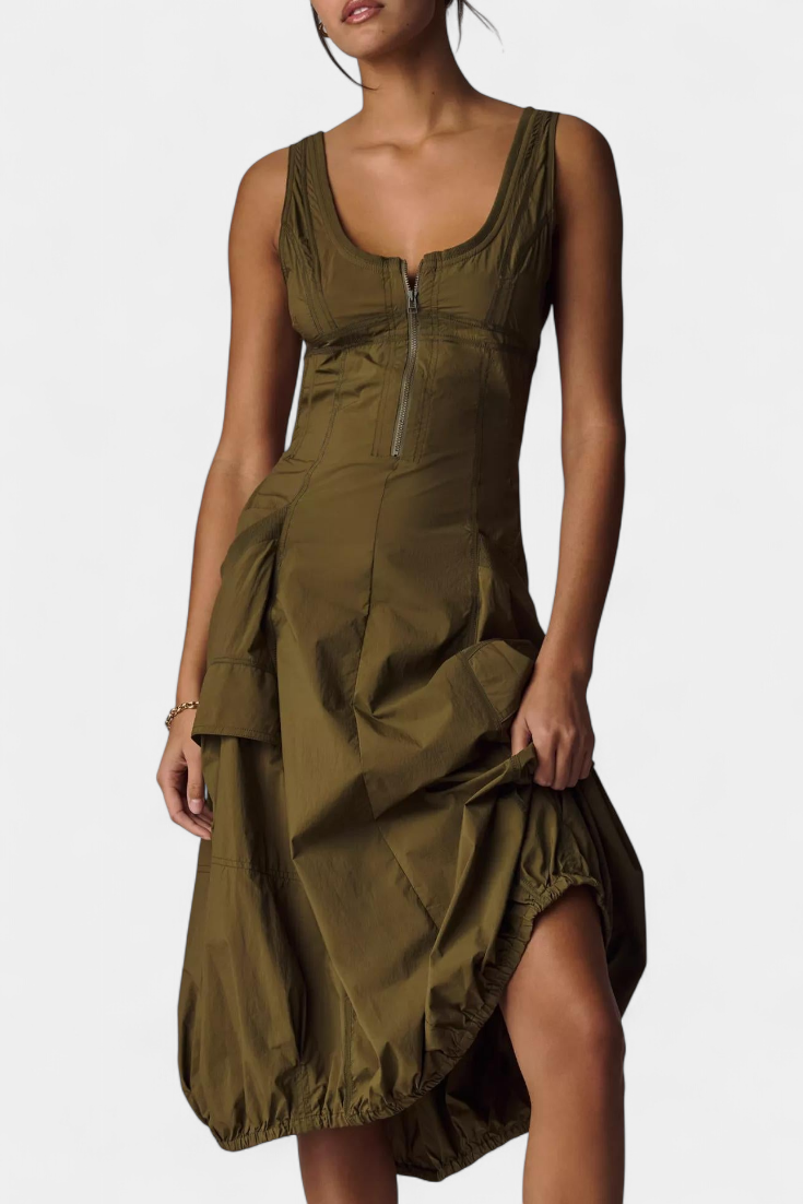 Robe Boule "Katana" – Corset & Poches Cargo