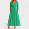 Robe Midi "Lea" – Élégante Coupe Trapèze