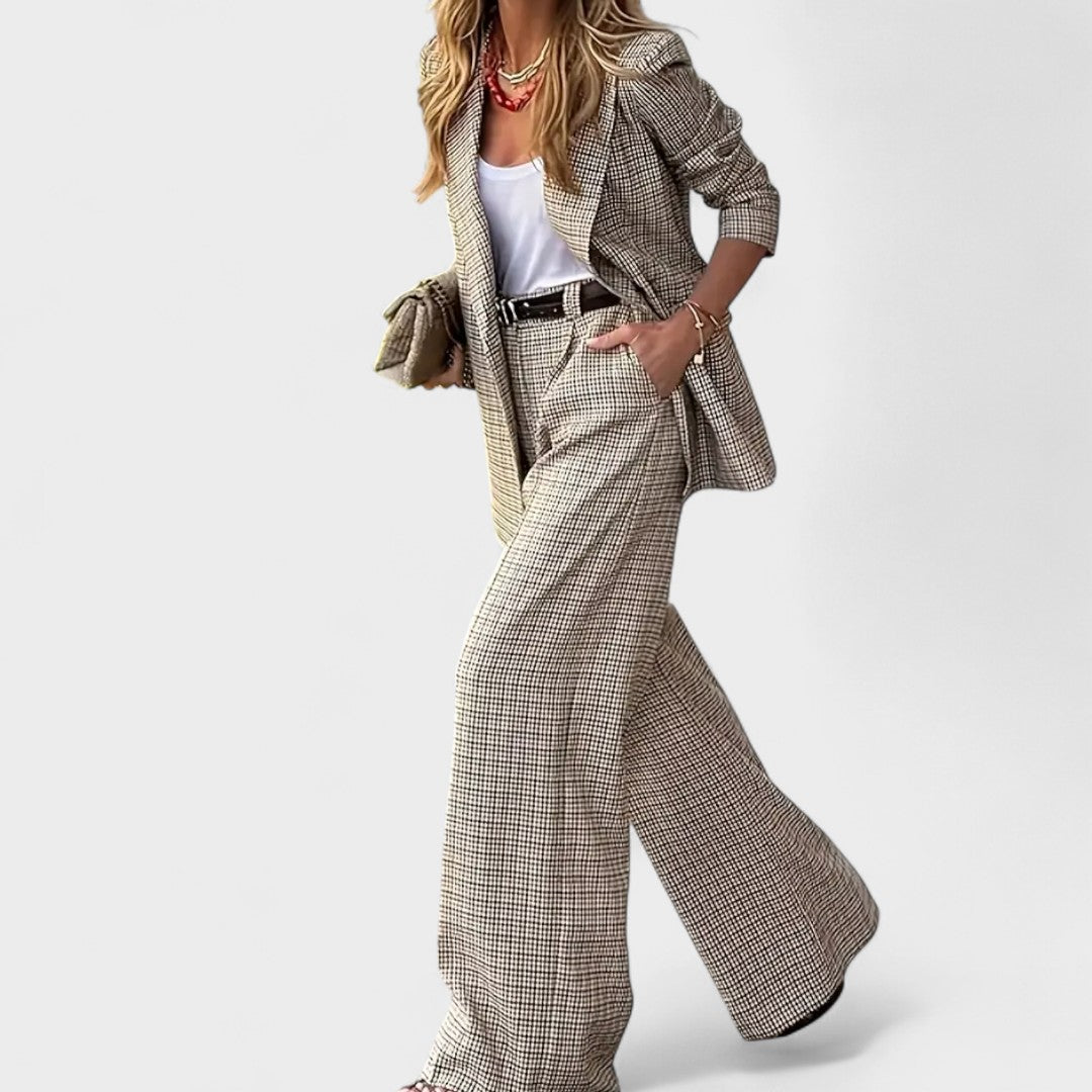 Ensemble "Carlota" – Blazer & Wijde Broek