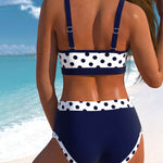 Bikini "Erika" – Stippen & Patchwork