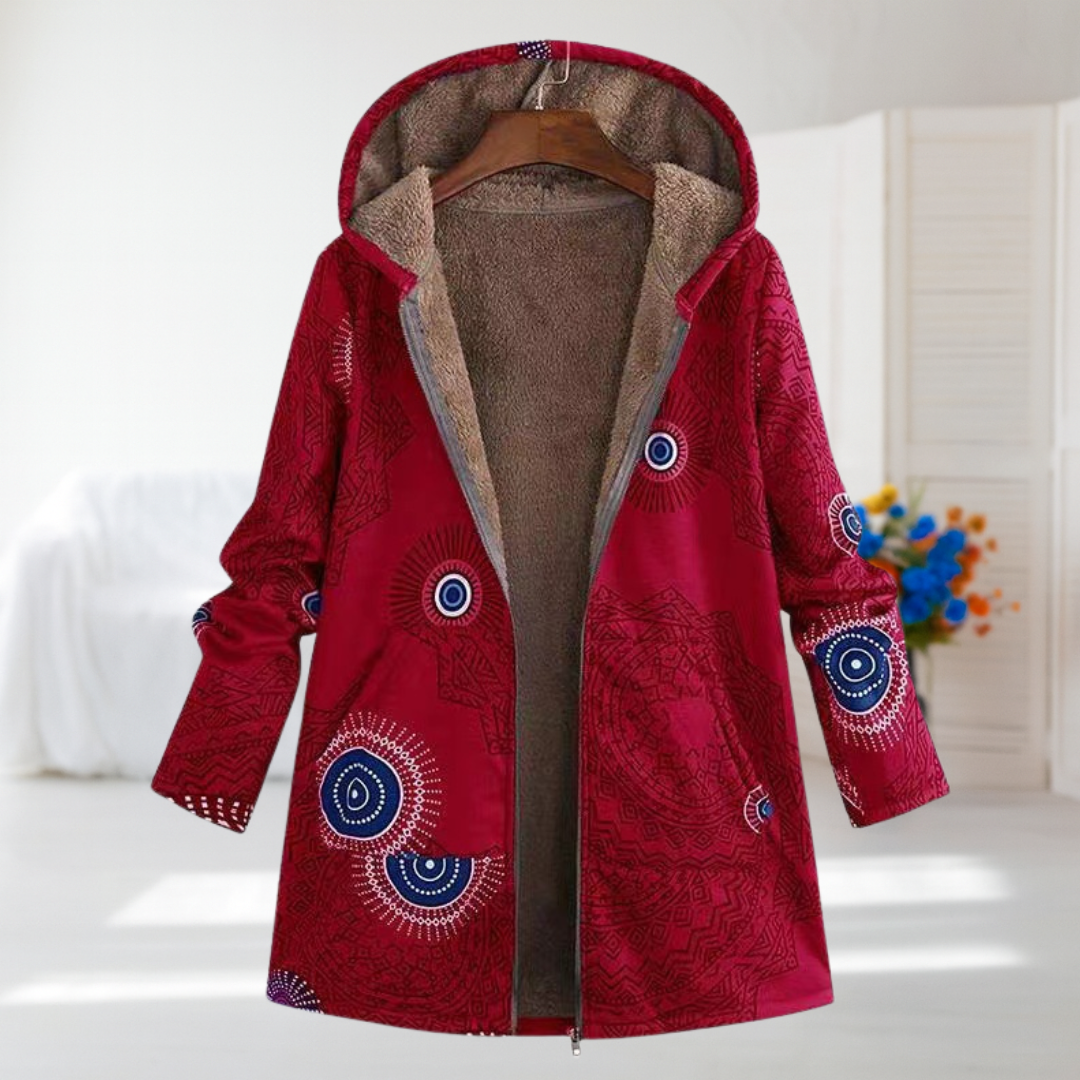 Manteau de mi-saison "Celina" – Rouge