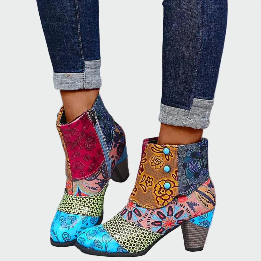 Mocassins – Bohèmes à motif floral
