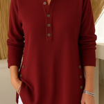 Pull "Elise" – Maille unie à manches longues
