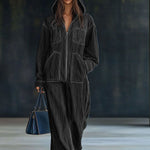 Hoodie-Jumpsuit "Hannah" – Lange Mouwen