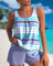 Tankini "Heidi" – U-Hals & Strepen