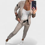 Ensemble "Adriana" – Blazer souple & pantalon