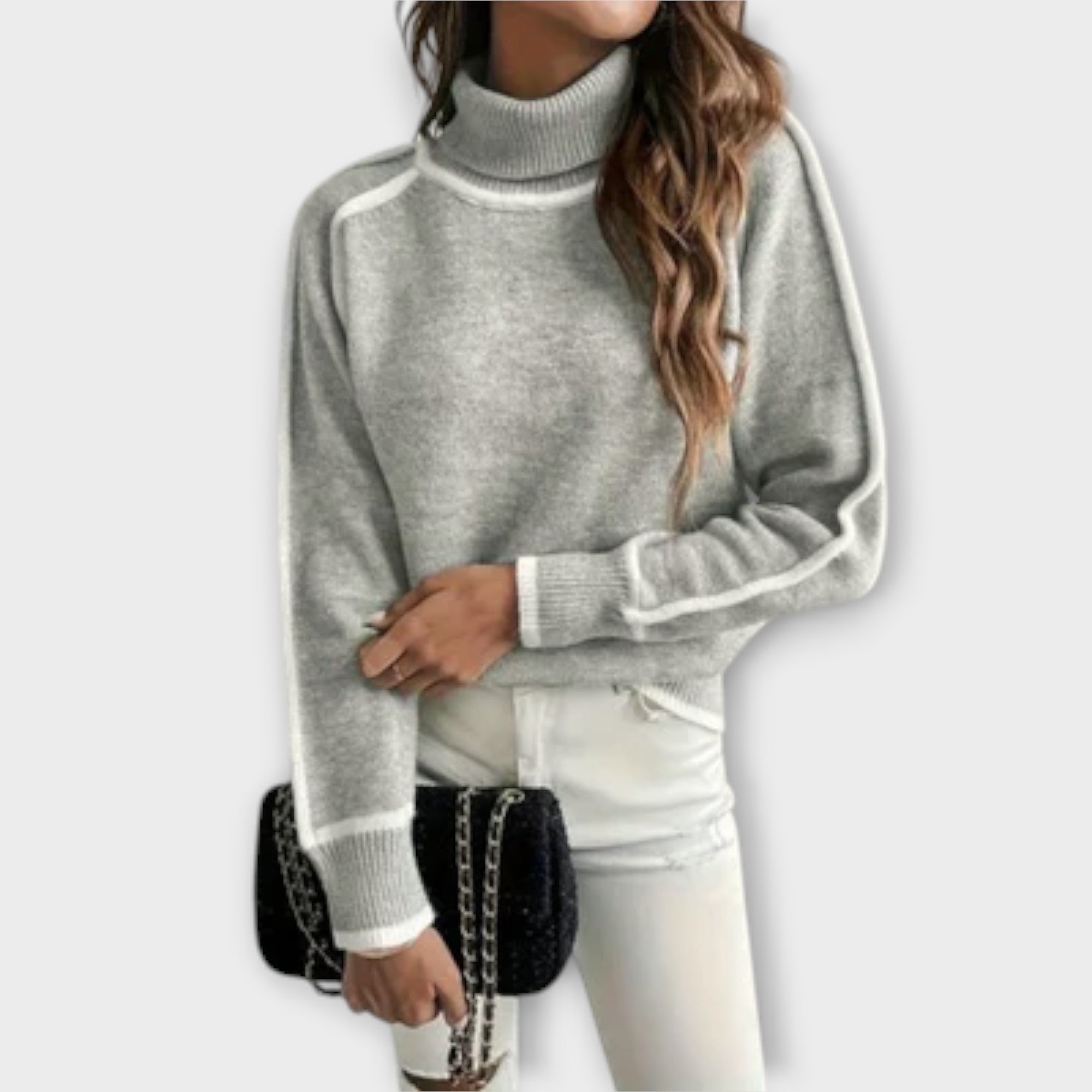 Trui "Edith" – Casual Hoge Kraag