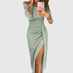 Robe Longue "Elsa" – Dos Nu Licou