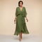 Robe en Mousseline "Irene" – Col en V