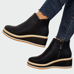 Plateauschoenen – Minimalistisch Leer
