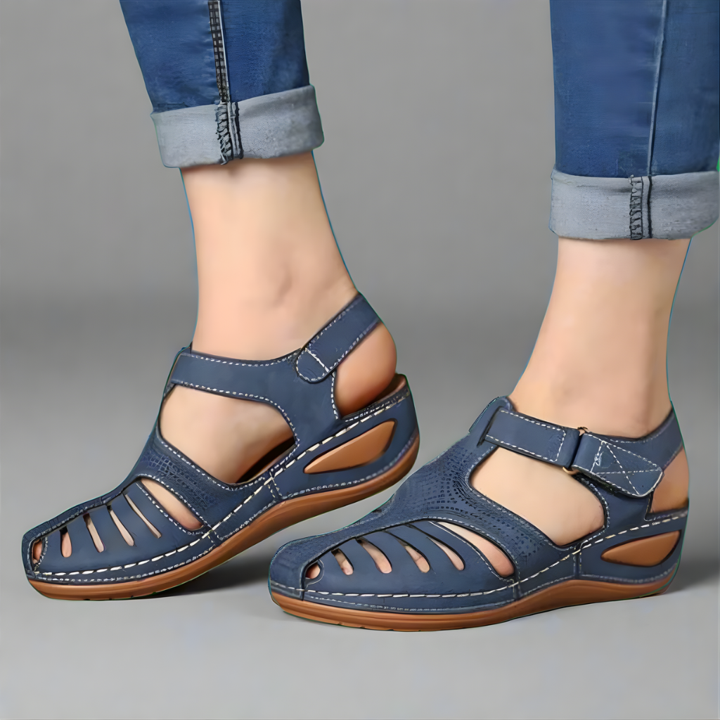 Orthopedische Sandalen "Hanna" – Ruime Voorvoet