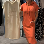 Robe sweat à capuche "Inge" – Casual