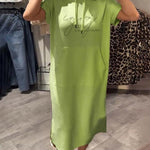 Robe sweat à capuche "Inge" – Casual