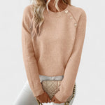 Pull Asymétrique "Juliane" – Une Épaule & Boutons