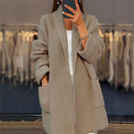 Gebreid Vest "Brigitte" – Met Zakken