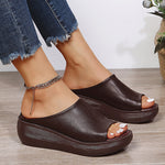 Orthopedische Plateausandalen "Heidi" – Slip-On