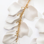 Boucles d'oreilles – Goutte fleur d'orchidée