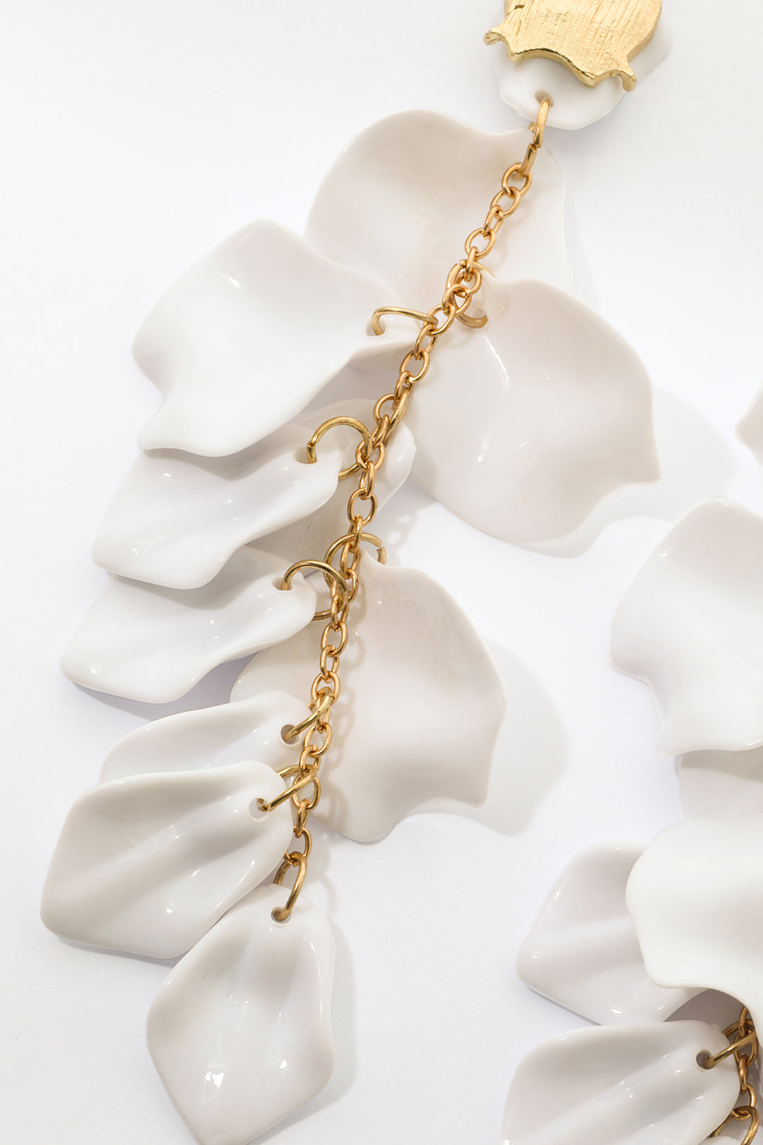Boucles d'oreilles – Goutte fleur d'orchidée