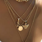 Collier "Rose & Ange" – Double rang